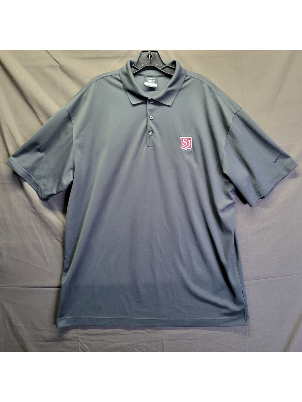 Nike Golf Dri-Fit St. John's Green Short Sleeve Polo Shirt Sz 2XL